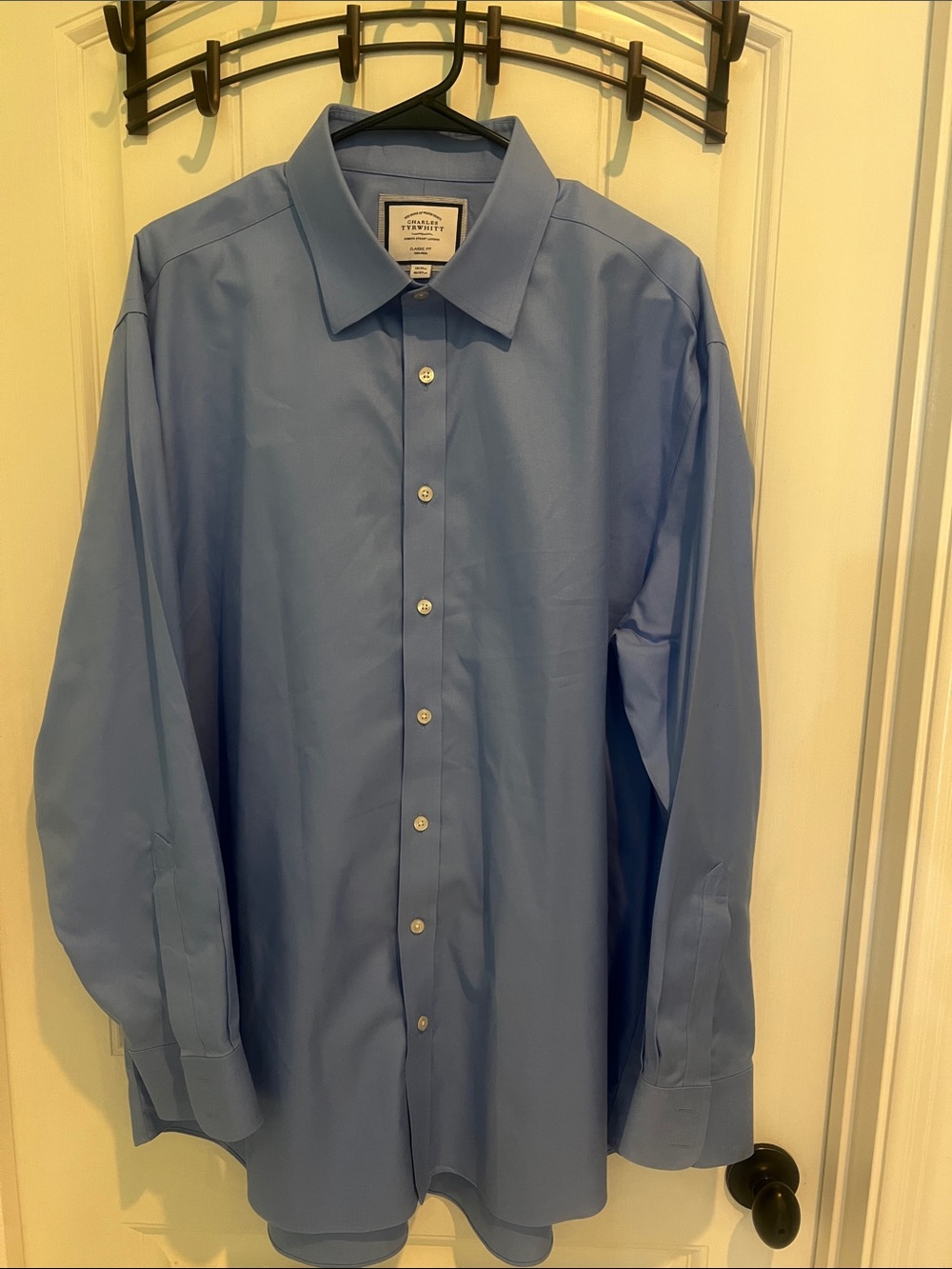 Charles Tyrwhitt Light Blue Men’s Dress Shirt - Point Collar